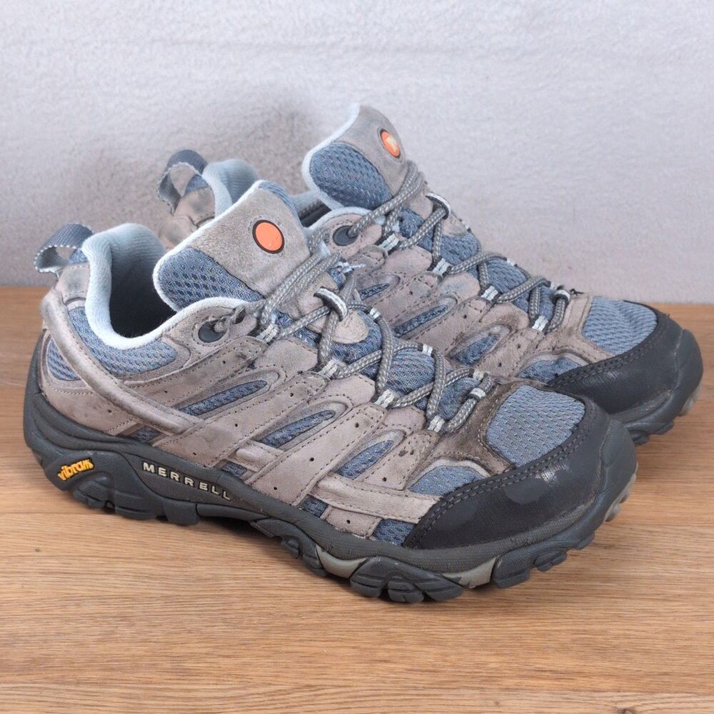 Merrell Moab 2 Vent Women's 7.5 EU 38 Hiking Shoes Smoke Gray Blue J06014